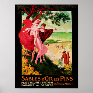 Sables d'Or Les Pins Poster