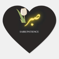 Sabr Patience Arabic Calligraphy Poster - Islamic