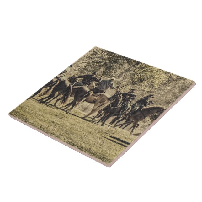 Sabre Battle Ceramic Tile (Side)