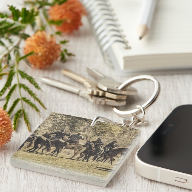 Sabre Battle Keychain (Front Right)
