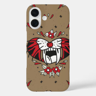 Sabre Heart Tiger iPhone 16 Case