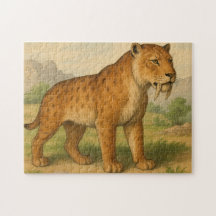 Sabre-Tooth Tiger Natural History Puzzle
