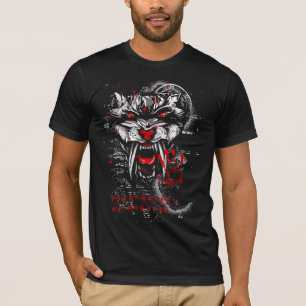 sabre tooth tiger tshirt
