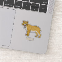 Sabre-toothed tiger illustration