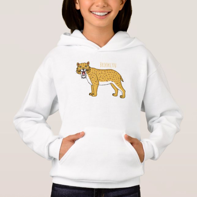 Sabre-toothed tiger illustration  (Front)