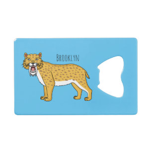 Sabre-toothed tiger illustration
