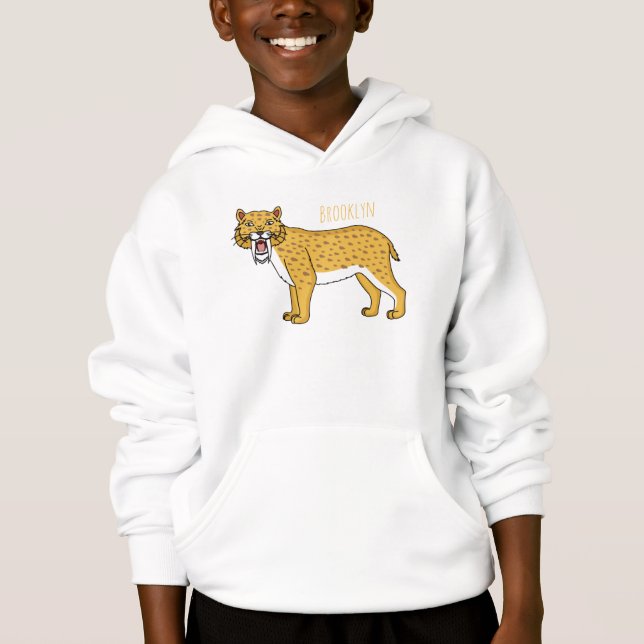 Sabre-toothed tiger illustration (Front)