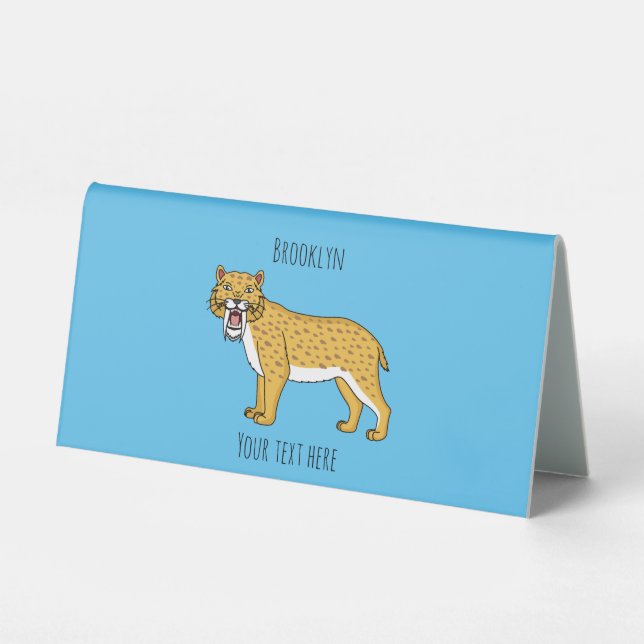 Sabre-toothed tiger illustration (Front)
