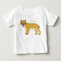 Sabre-toothed tiger illustration 