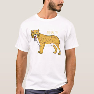 Sabre-toothed tiger illustration  T-Shirt