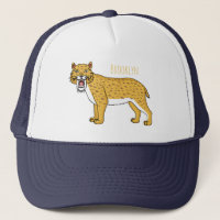 Sabre-toothed tiger illustration