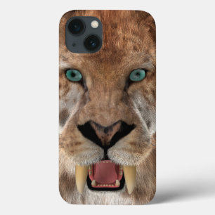 Sabre Toothed Ttiger or Smilodon iPhone 13 Case