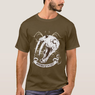 Sabretooth Skull Ver 1 T-Shirt