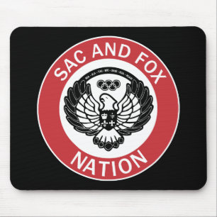 Sac and Fox Nation Flag Oklahoma Mouse Pad