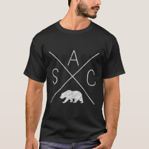 Sac Cross Design - Sacramento California T-Shirt