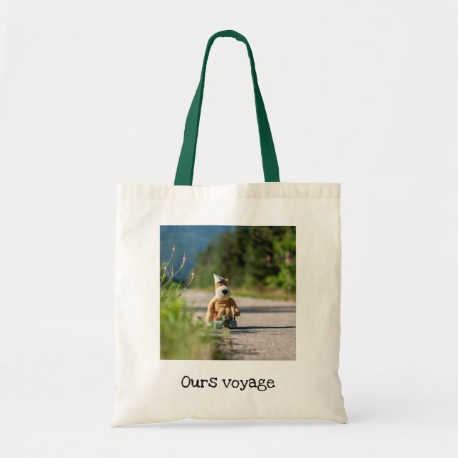 sac fourre tout Ours voyage Tote Bag (Front)