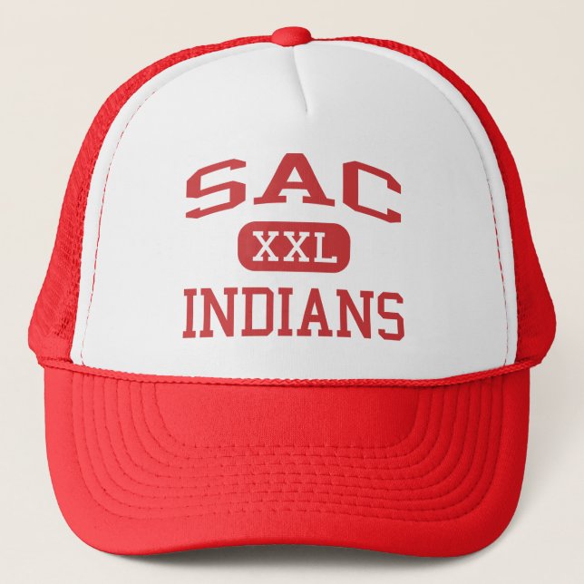 Sac - Indians - Community - Sac City Iowa Trucker Hat (Front)