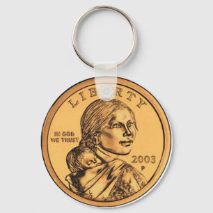Sacagawea Dollar Key Ring
