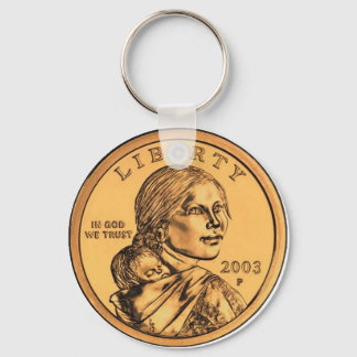 Sacagawea Dollar Key Ring