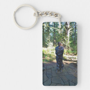 Sacagawea Statue, Fort Clatsop, Astoria, Oregon Key Ring