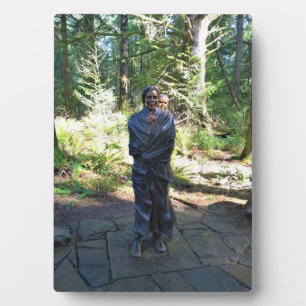 Sacagawea Statue, Fort Clatsop, Astoria, Oregon Plaque