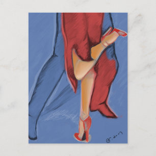 Sacale viruta al piso postcard