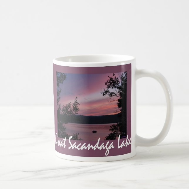 Sacandaga Sunset Violet Mug (Right)