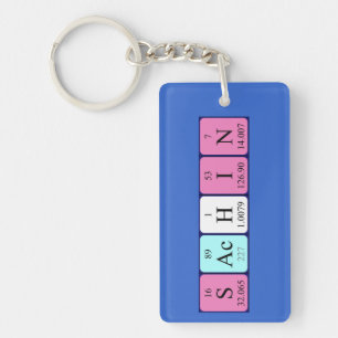 Sachin periodic table name keyring