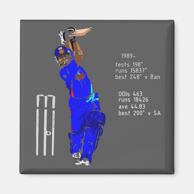 Sachin Tendulkar Fridge Magnet (Front)