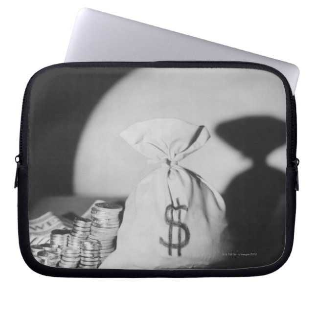Sack of Money Laptop Sleeve (Front)