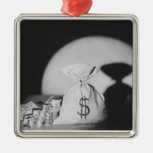 Sack of Money Metal Tree Decoration
