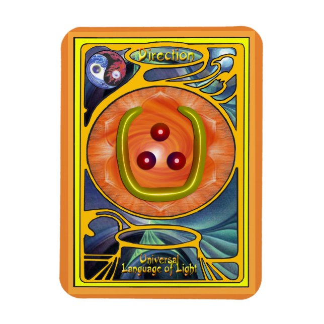 Sacral Chakra - Direction Magnet (Vertical)