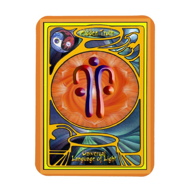 Sacral Chakra - Hidden truth Magnet (Vertical)