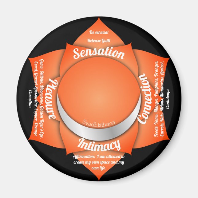 Sacral Chakra Magnet (Front)