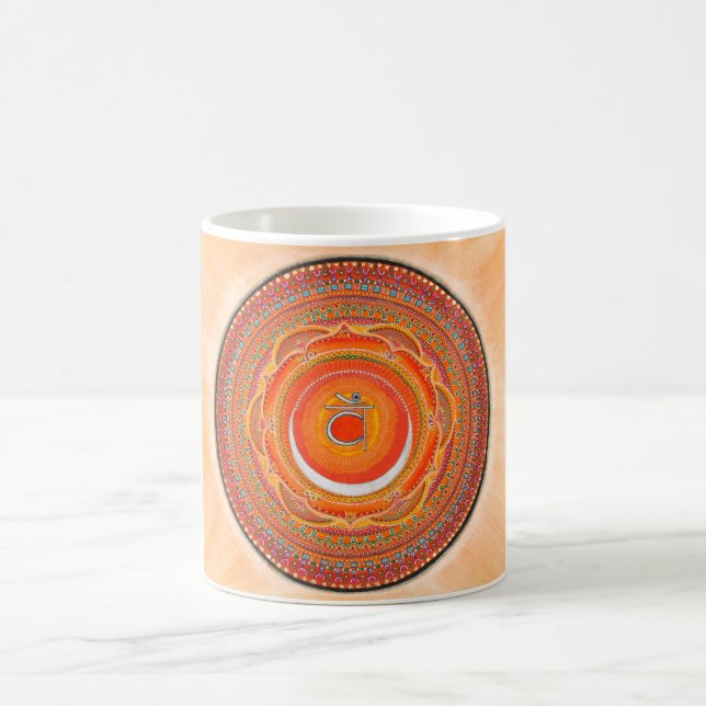 Sacral Chakra Mandala Mug (Center)