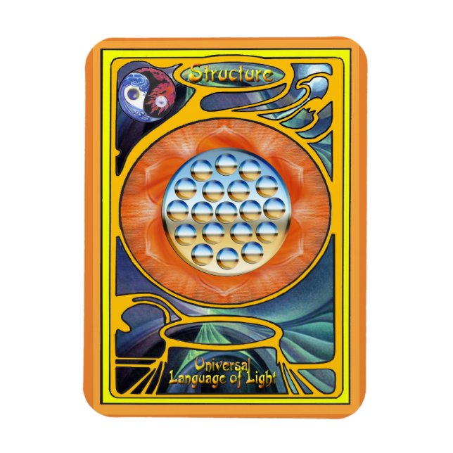 Sacral Chakra - Structure Magnet (Vertical)