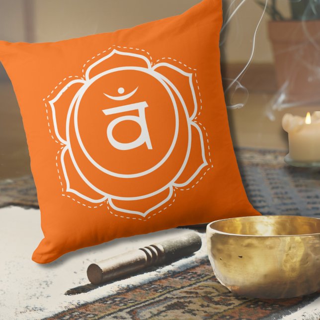 Sacral Chakra | Svadhisthana | Orange Meditation Cushion (Creator Uploaded)