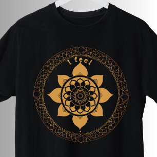 Sacral Chakra Symbol Svadisthana Yoga Yogi Mandala T-Shirt