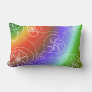 Sacral chakra throw pillow