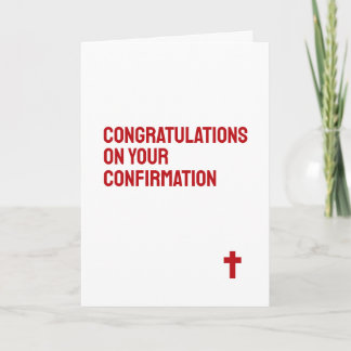 Sacrament of Confirmation Greeting Card