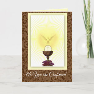 Sacrament of Confirmation Holy Spirit Prayer Card