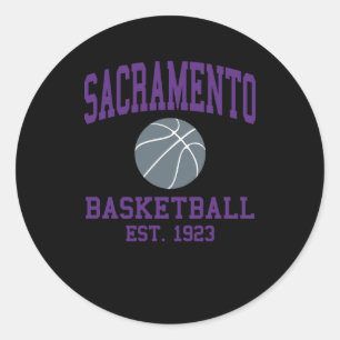 Sacramento Basketball Classic Round Sticker
