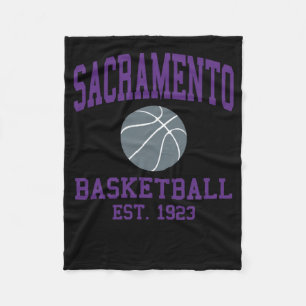 Sacramento Basketball Fleece Blanket