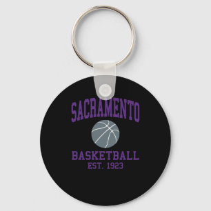 Sacramento Basketball Key Ring
