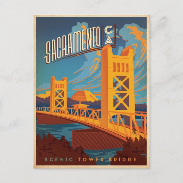 Sacramento, CA Postcard (Front)
