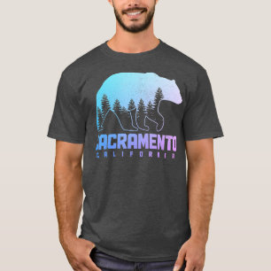 Sacramento California Bear Grizzly Pride Outdoor V T-Shirt