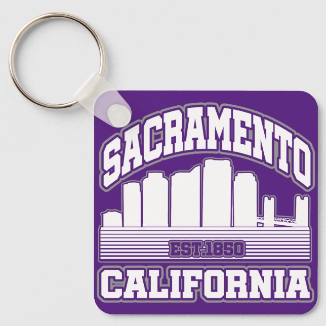 Sacramento,California Key Ring (Front)