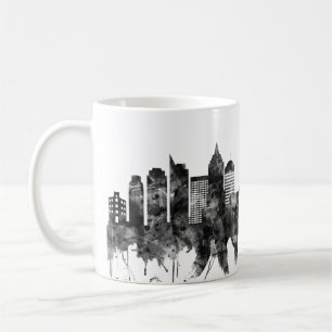 Sacramento California Skyline BW Coffee Mug