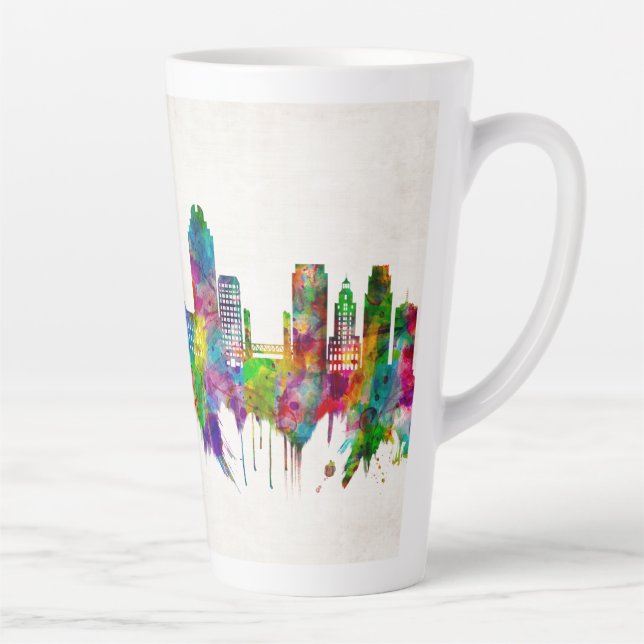 Sacramento California Skyline Latte Mug (Right)