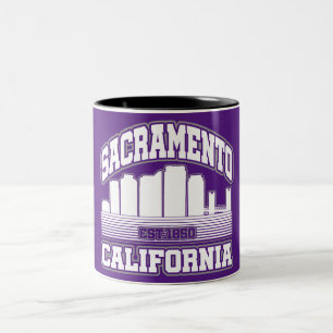 Sacramento,California Two-Tone Coffee Mug